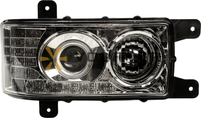 Блок-фара,КАМАЗ, правая, с ДХО (16 LED) 31.3775-16VF