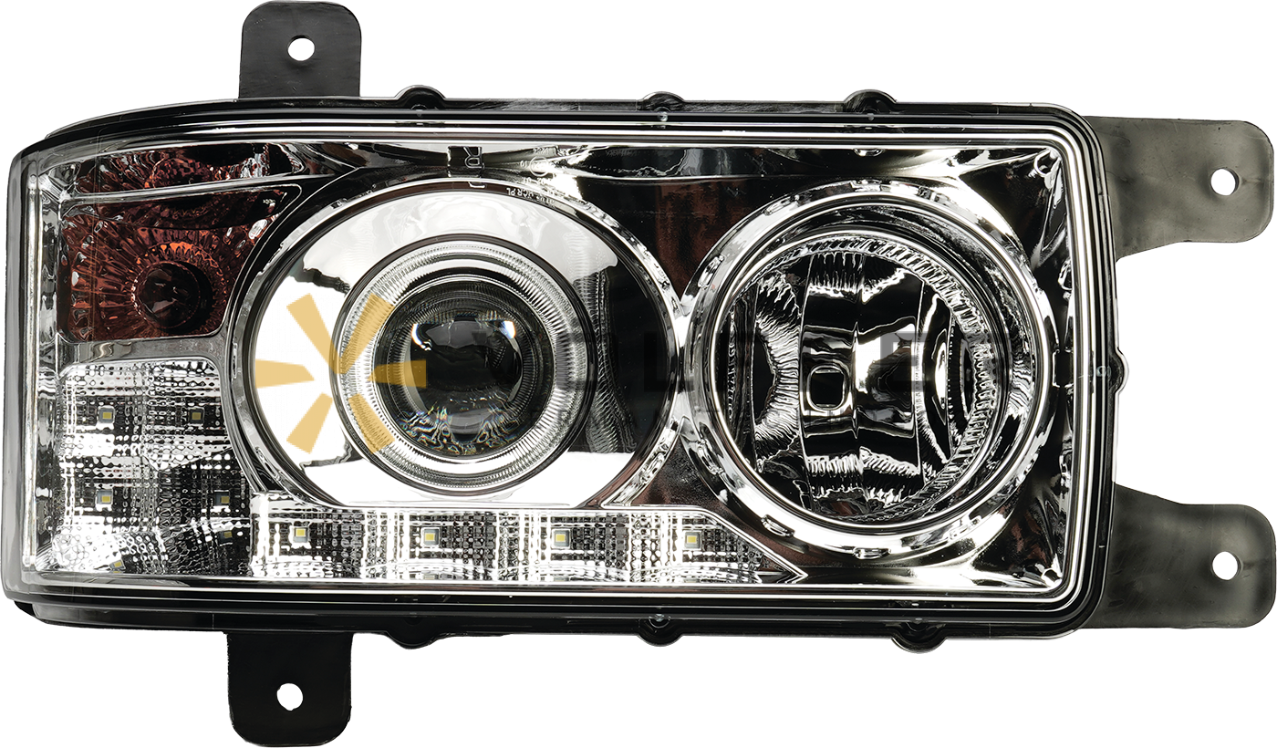 Блок-фара, КамАЗ, правая, с ДХО (8 LED) 31.3775- 8LEDS VF