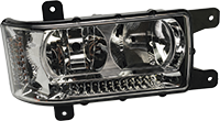 Блок-фара, КАМАЗ, правая, с ДХО (LED), Н/О 44.3775 VF