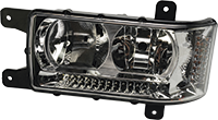 Блок-фара, КАМАЗ, левая, с ДХО (LED), Н/О 441.3775 VF