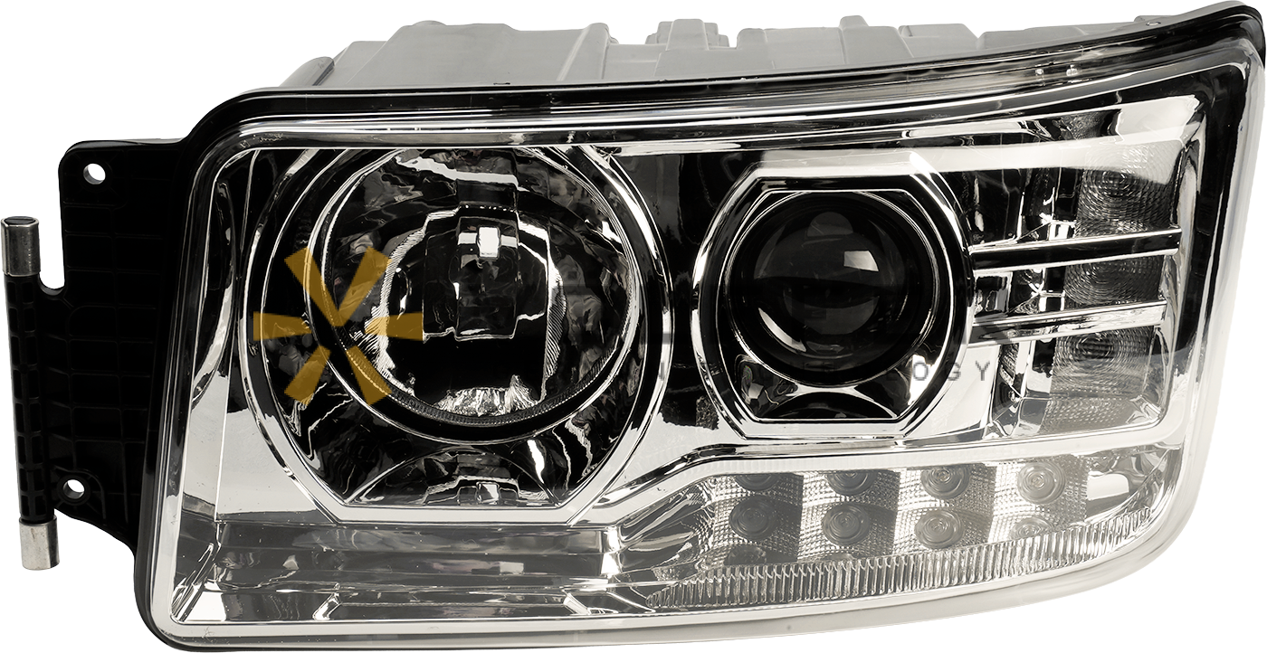 Блок-фара,КАМАЗ, левая  с ДХО LED  5490-3711011 VF