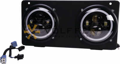 Комплект светодиодных фар (2 шт), FG309 VF LED  круглый