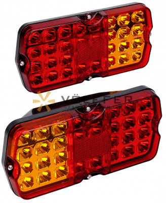 Фонарь задний, УАЗ ГАЗ,ЗИЛ,светодиодный,12 В 132.3716-32 VF  (LED)