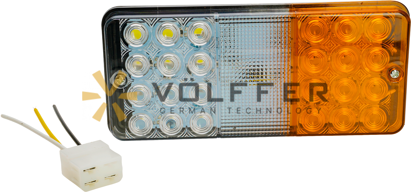 Фонарь передний, МТЗ, светодиодный, пластиковый корпус, 3703.3712 VF LED