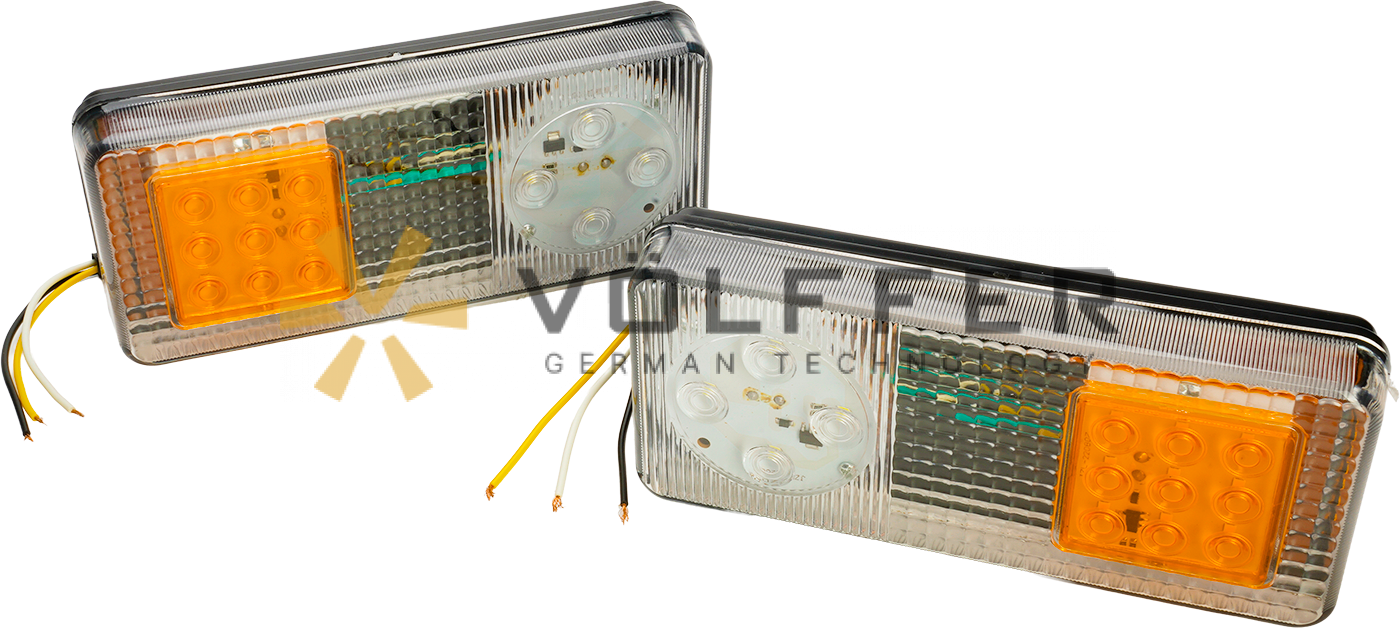 Фонарь передний, МТЗ, светодиодный, пластиковый корпус, 3703.3712 VF HOPM LED