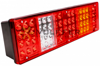 Фонарь задний, МАЗ, левый, с подсветкой, 5625.3776-01VF LED