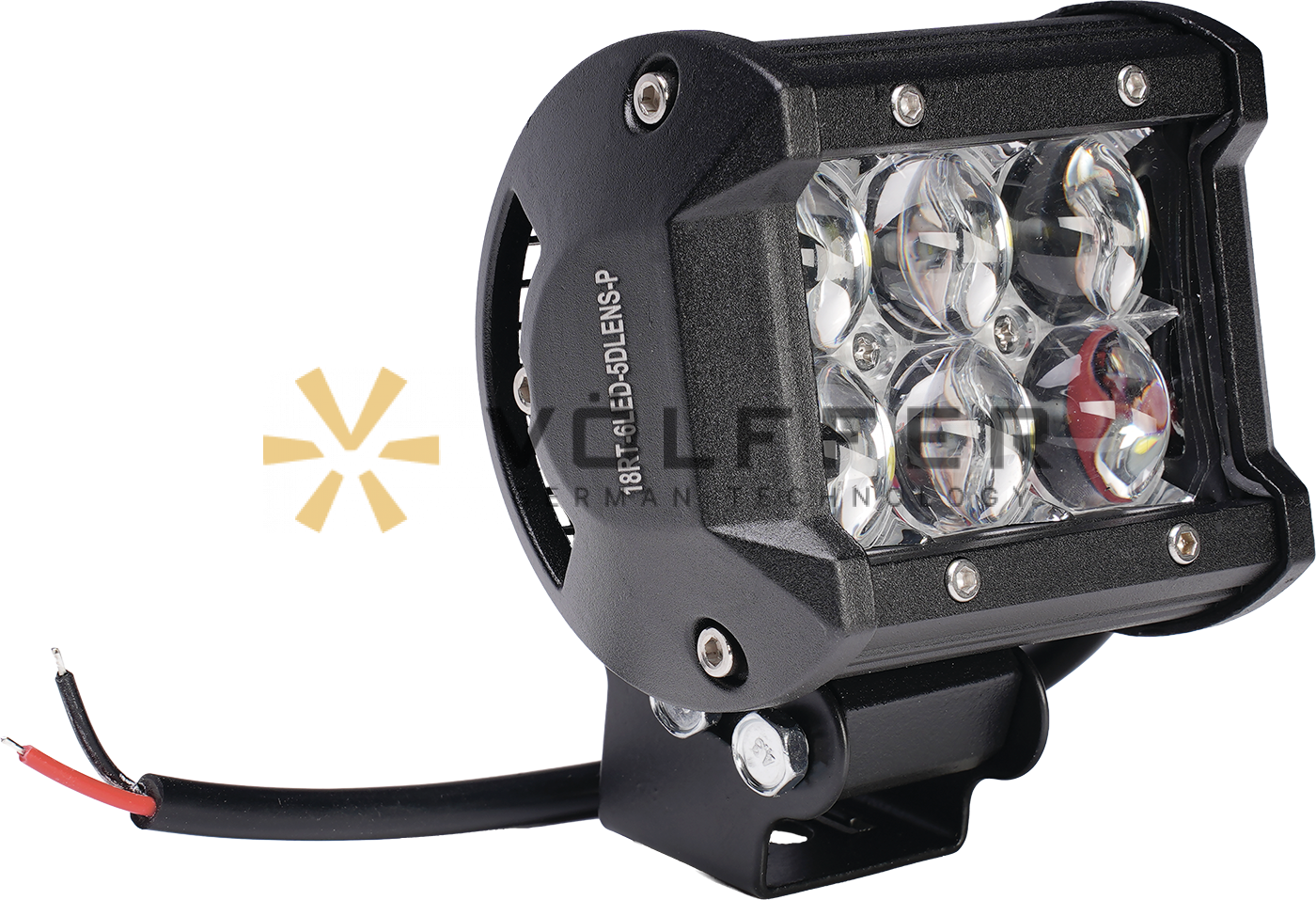 Фара светодиодная дополнительная , 18RT-6LED-5D LENS-P VF