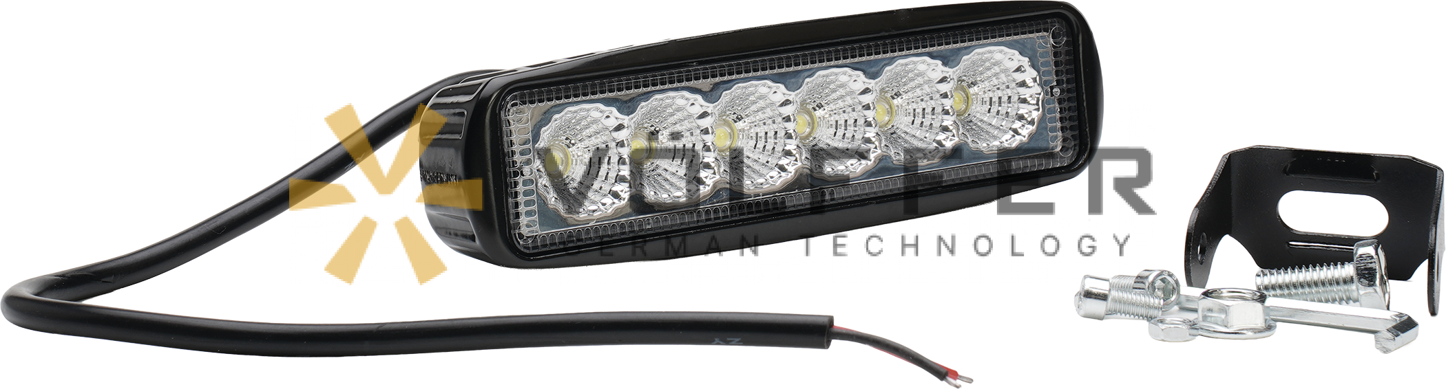 Фара светодиодная дополнительная (дневные ходовые огни) , 18RT-6LED-DRL-F VF