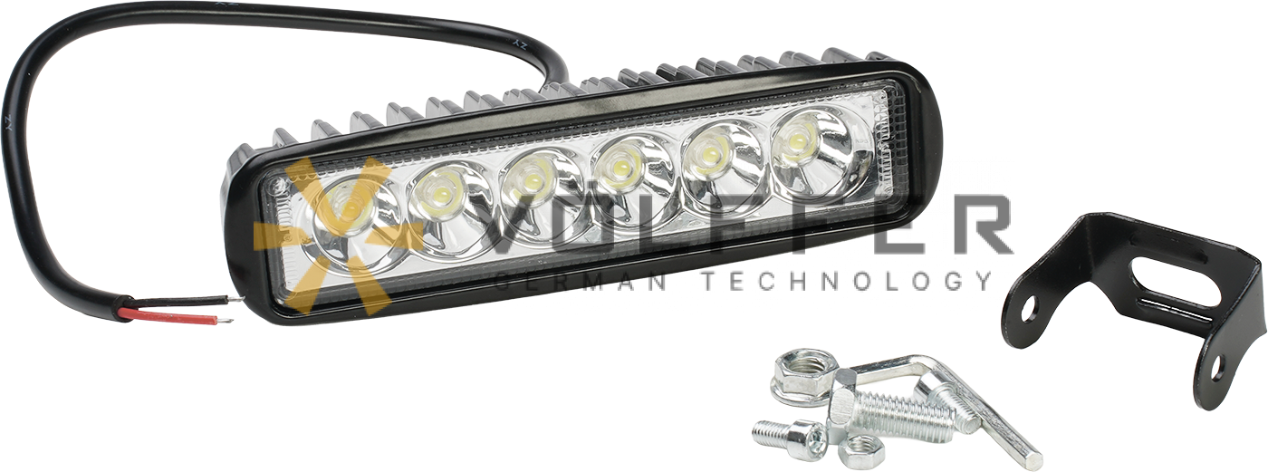 Фара светодиодная дополнительная (дневные ходовые огни), 18RT-6LED-DRL-P VF