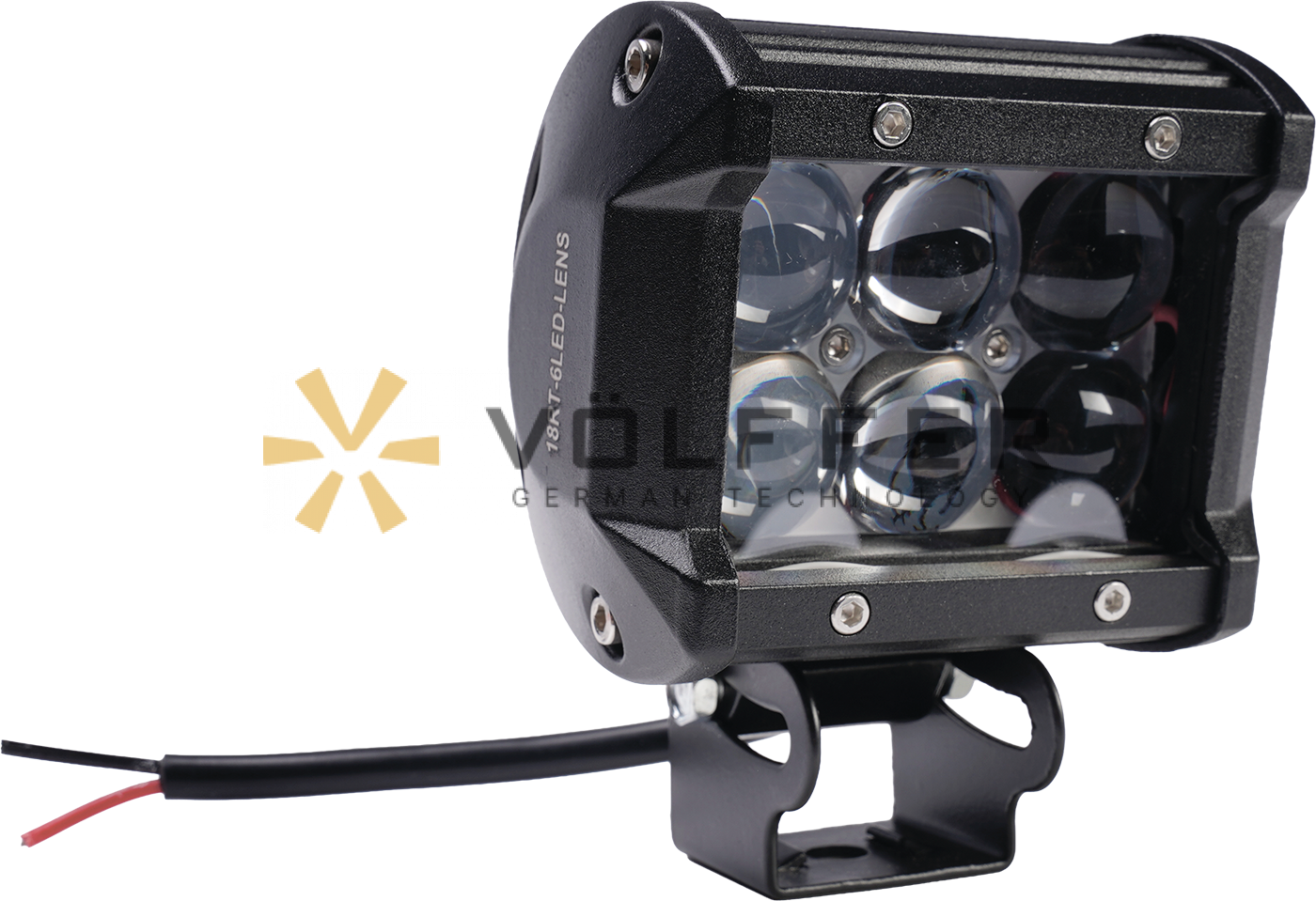 Фара светодиодная дополнительная , 18RT-6LED-LENS VF