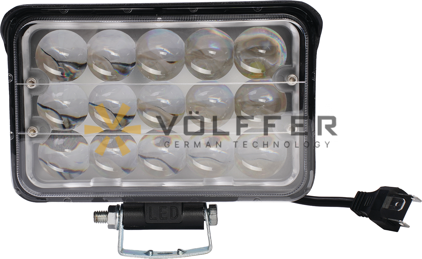 Фара светодиодная дополнительная , 45RT-15LED-LENS VF