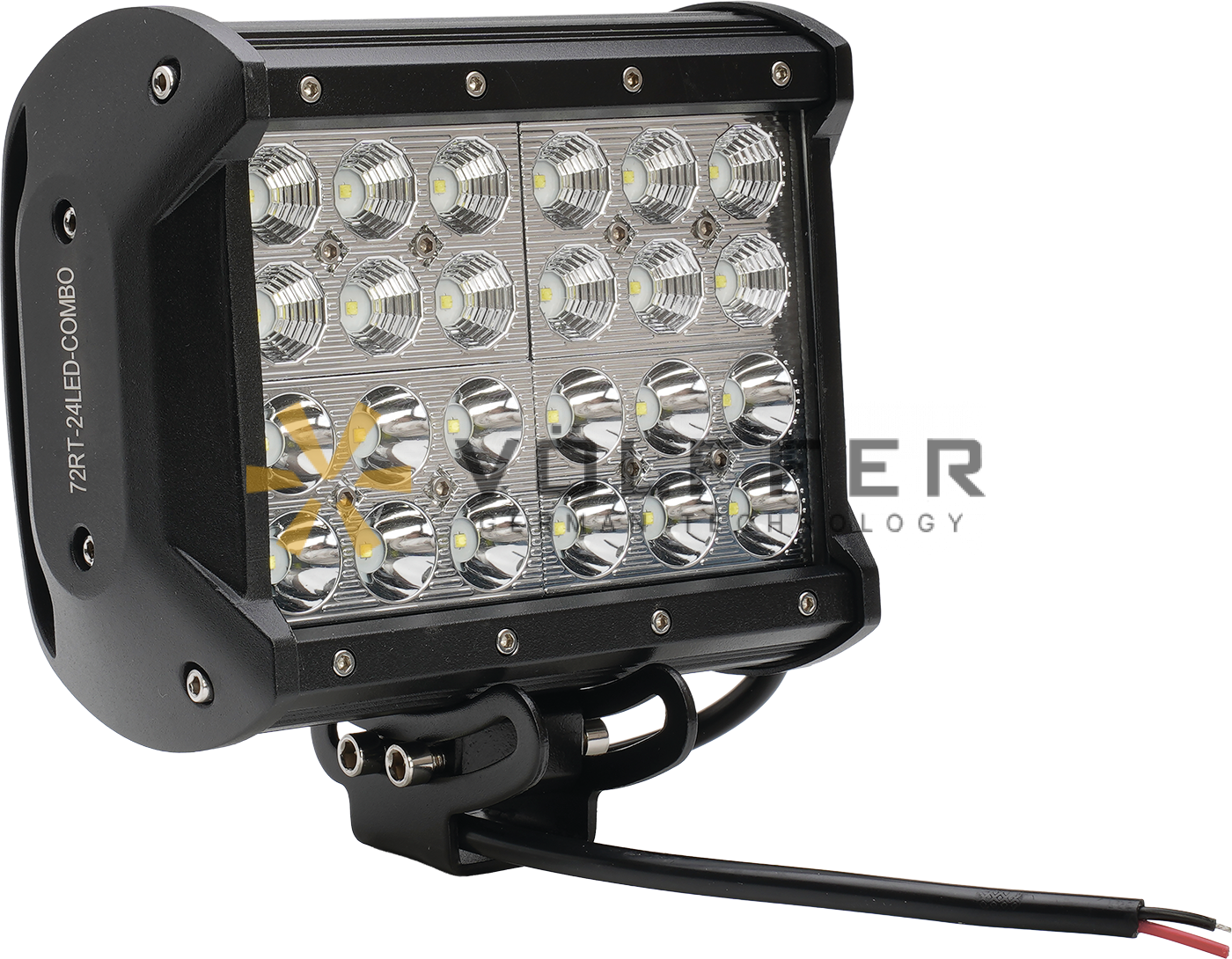 Фара светодиодная дополнительная , 72RT-24LED-COMBO VF
